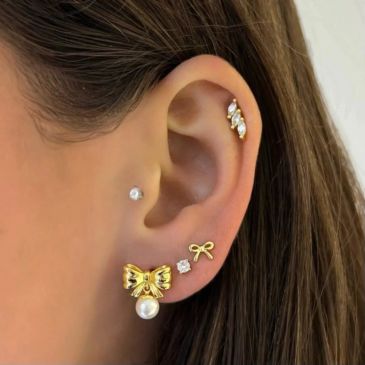 Take A Bow Earrings EVRY JEWELS