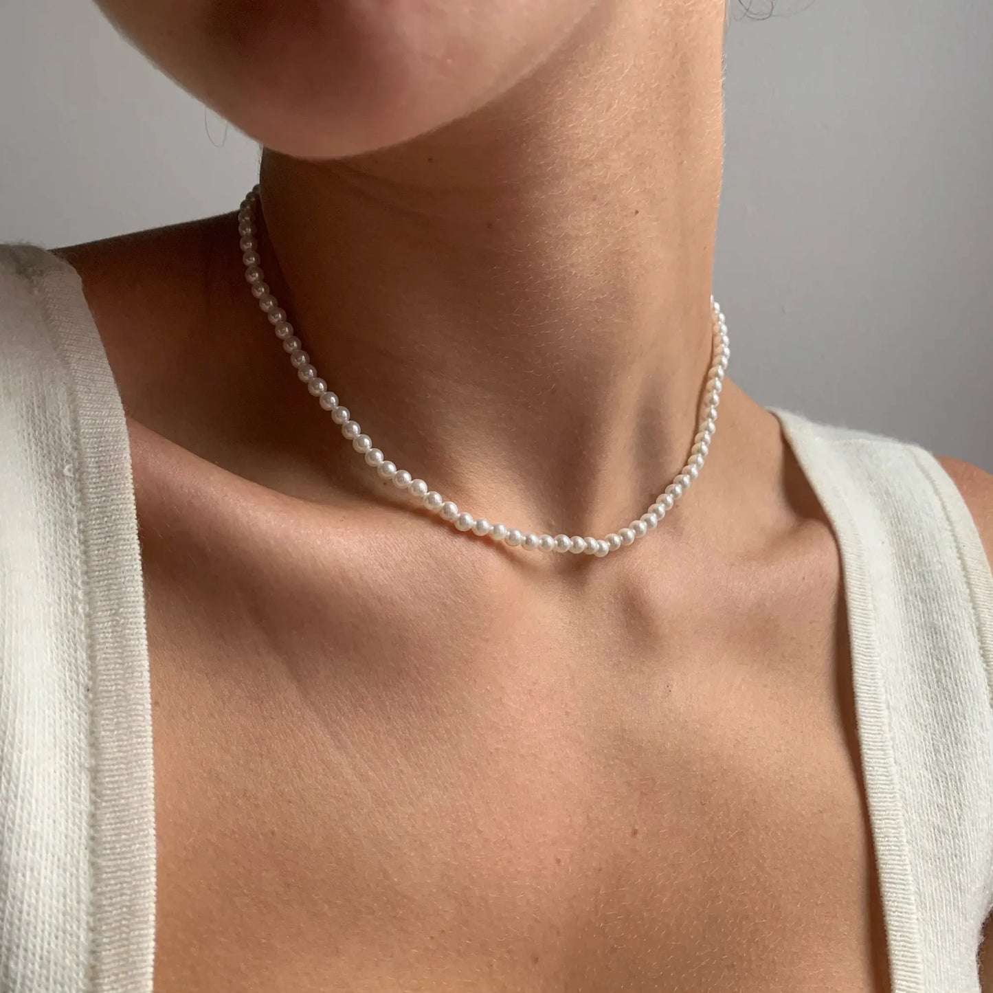 Try it on  Girly Pearly Necklace My Store