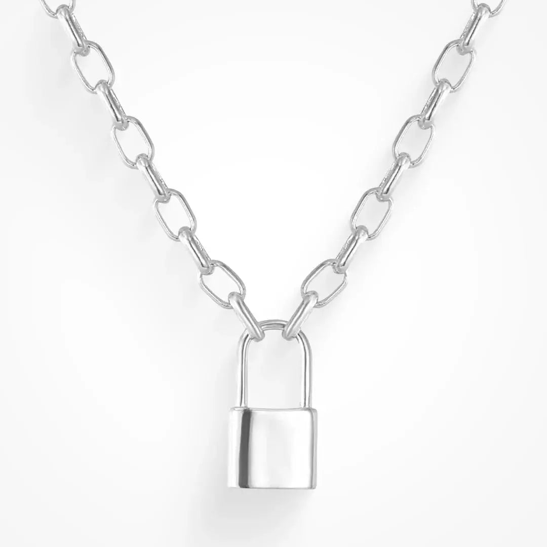 Keep Me Lock Necklace My Store
